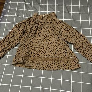 Long sleeve blouse for toddler girl